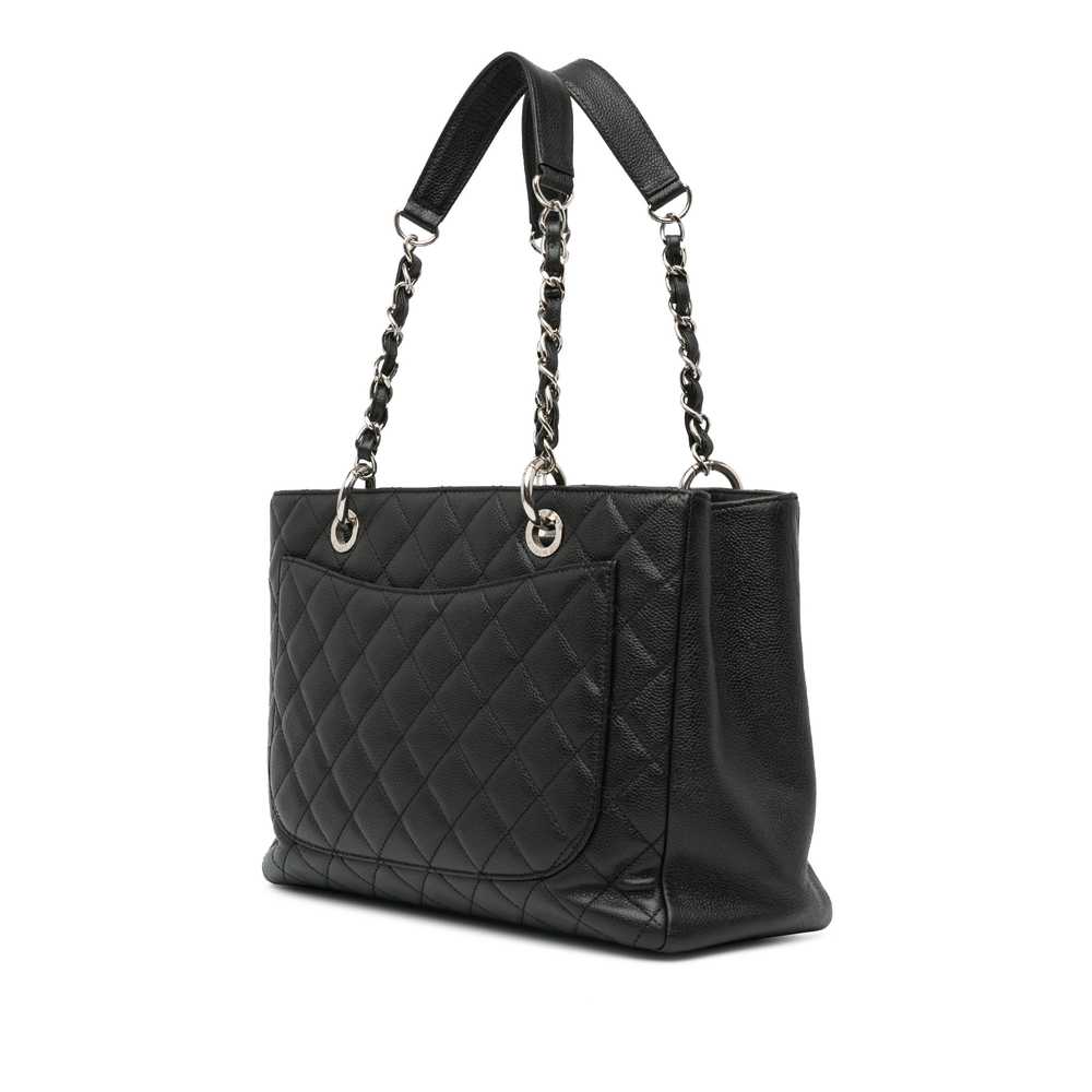 Black Chanel Caviar Grand Shopping Tote - image 2