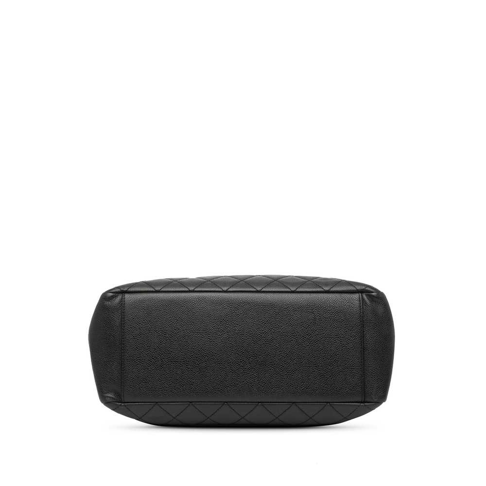 Black Chanel Caviar Grand Shopping Tote - image 3