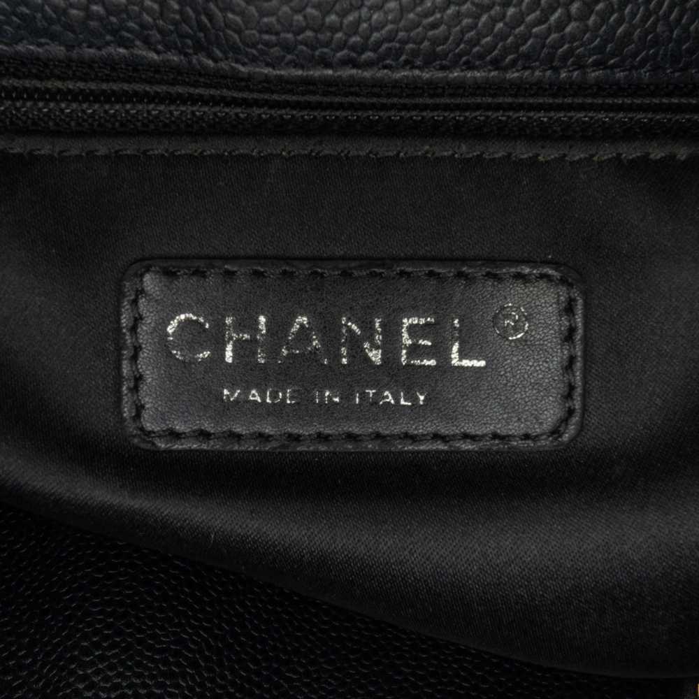 Black Chanel Caviar Grand Shopping Tote - image 8