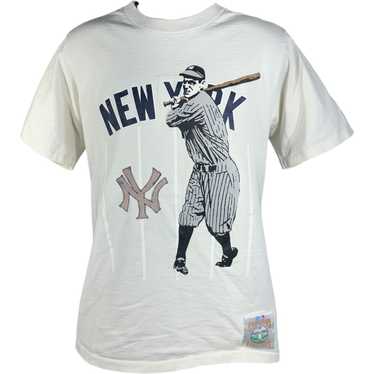 Vintage New York Yankees Locker Room Nutmeg MLB Baseball T Shirt good USA made 90s