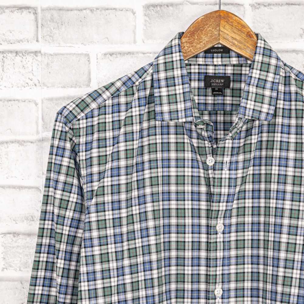 J.Crew J.Crew Ludlow Men's Button up Shirt Green … - image 5