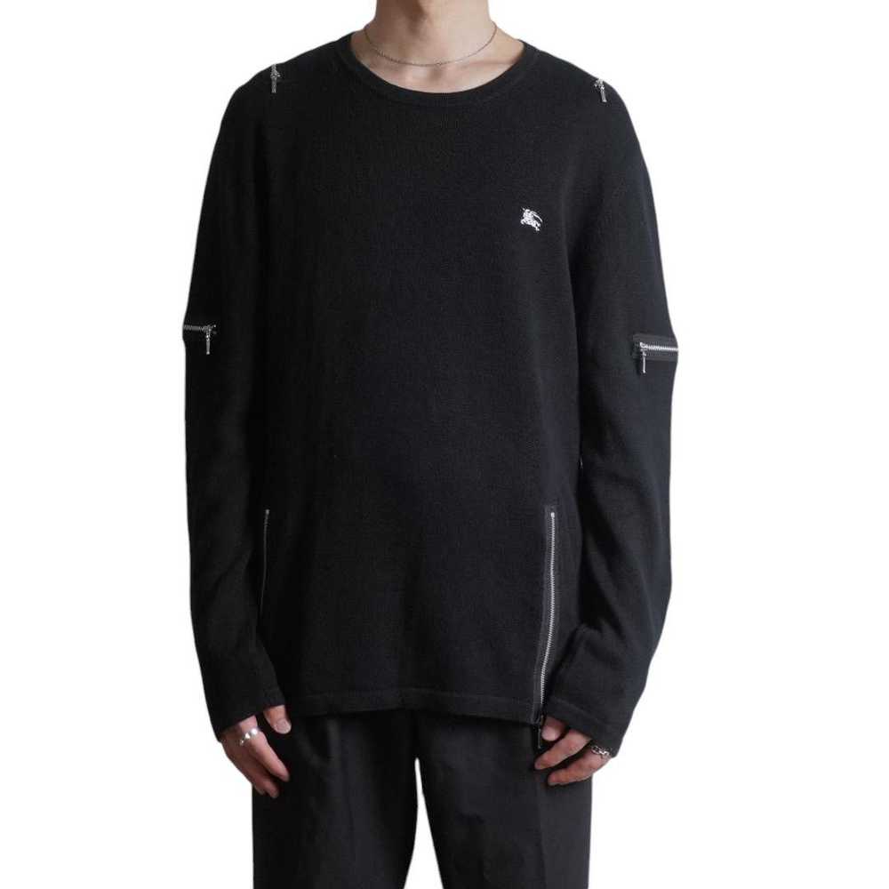 Burberry Black Label Multi-Zip Bondage Cotton Kni… - image 2