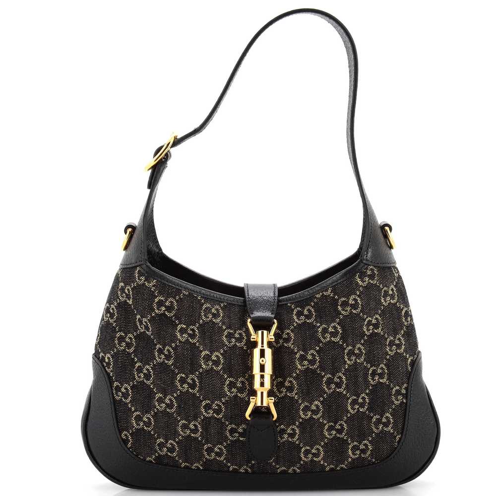 GUCCI Jackie 1961 Hobo GG Denim Small - image 1