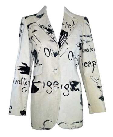 Moschino Cheap & Chic Olive Oyl Illustrated Jacket