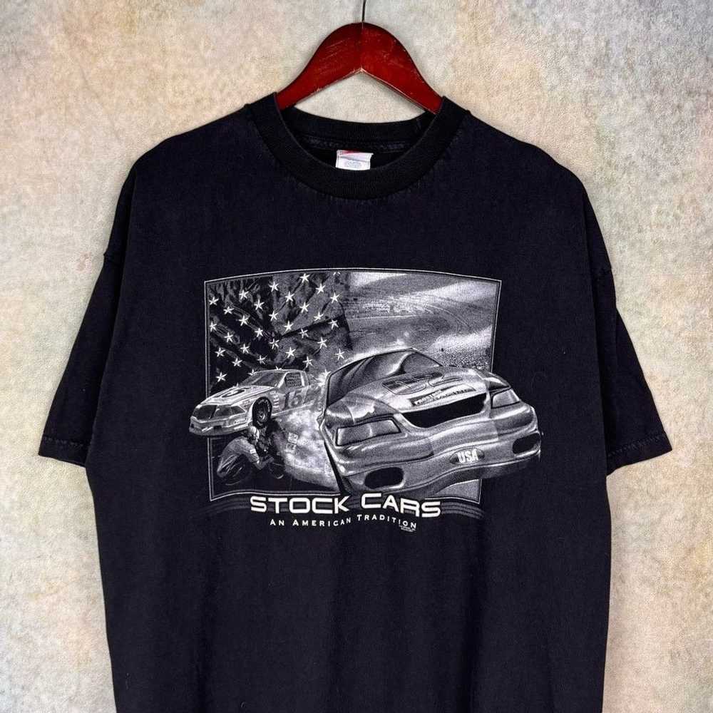 NASCAR × Vintage VTG Y2K Stock Cars Graphic T Shi… - image 2