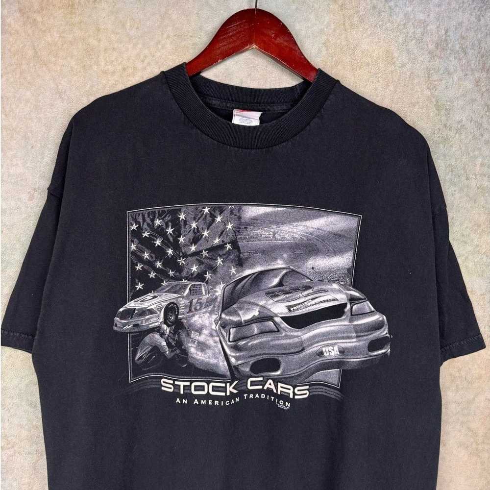 NASCAR × Vintage VTG Y2K Stock Cars Graphic T Shi… - image 4