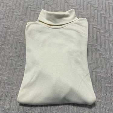 L.L. Bean Vintage L L Bean cream turtleneck size X