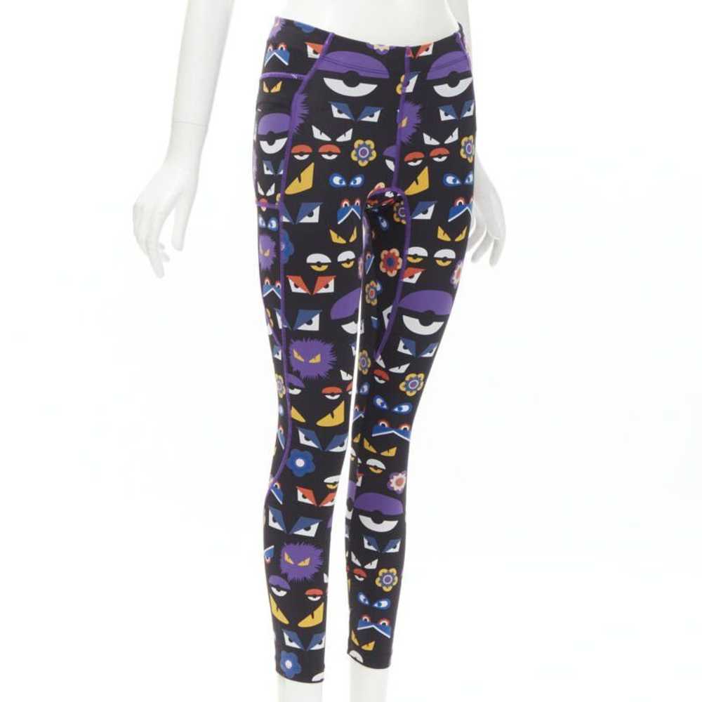 Fendi FNEDI Monster Bug Eye black graphic print A… - image 3