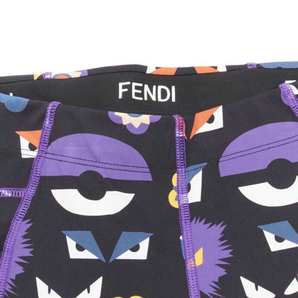 Fendi FNEDI Monster Bug Eye black graphic print A… - image 7