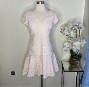 Club Monaco Club Monaco Light Pink Floral Lace Bl… - image 1