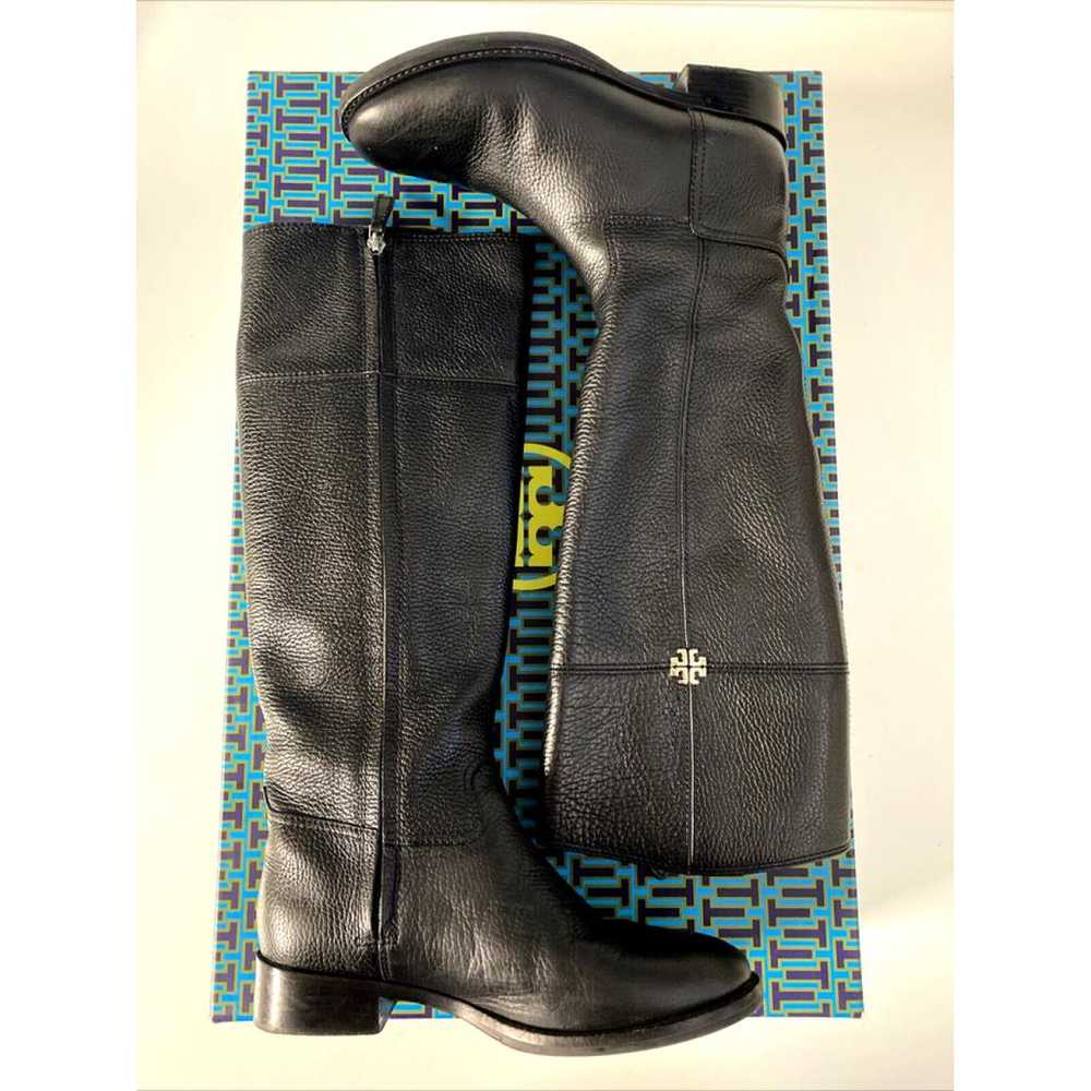 Tory Burch Leather riding boots - image 4