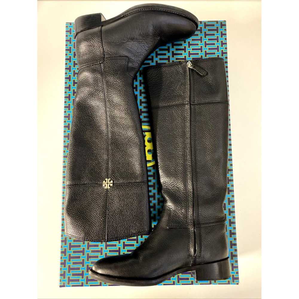 Tory Burch Leather riding boots - image 5