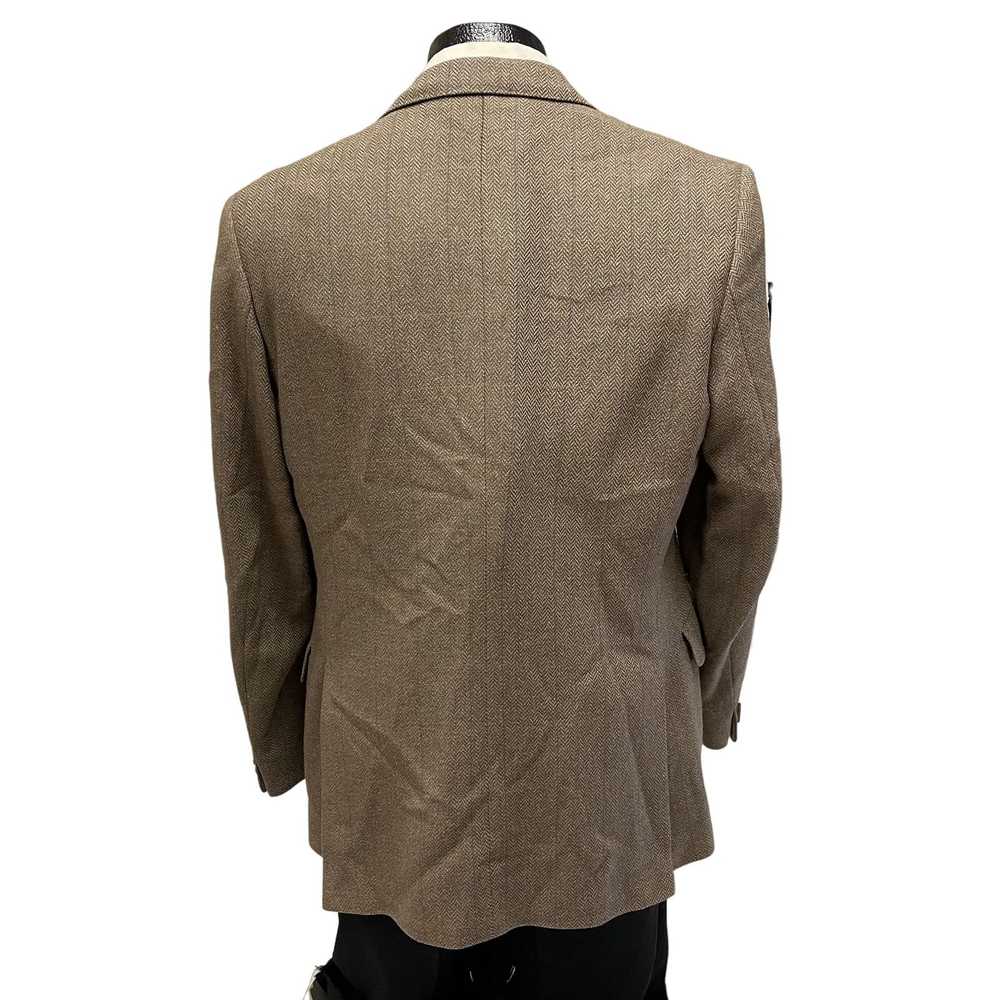 Other Vtg MAGEE HERRINGBONE Sport Coat Overcheck … - image 3