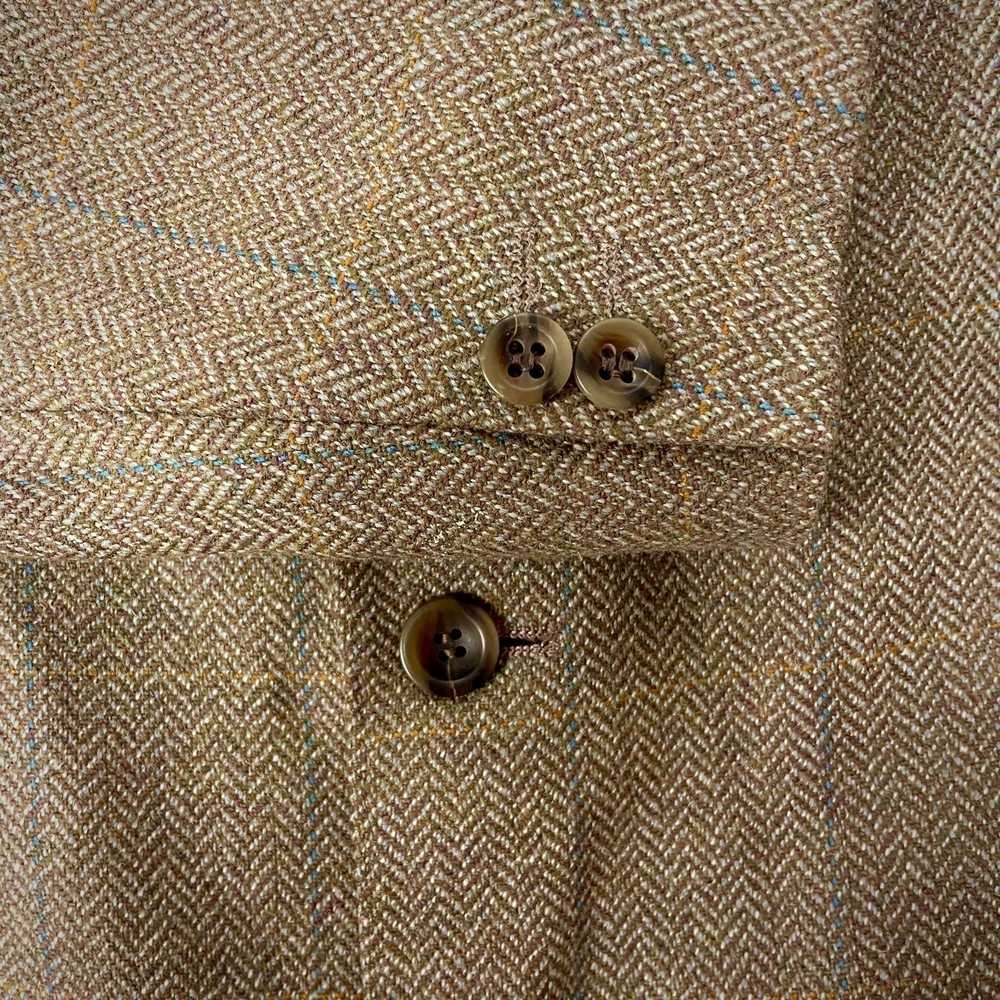 Other Vtg MAGEE HERRINGBONE Sport Coat Overcheck … - image 4