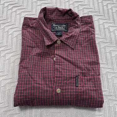 Abercrombie & Fitch Abercrombie & Fitch red plaid… - image 1