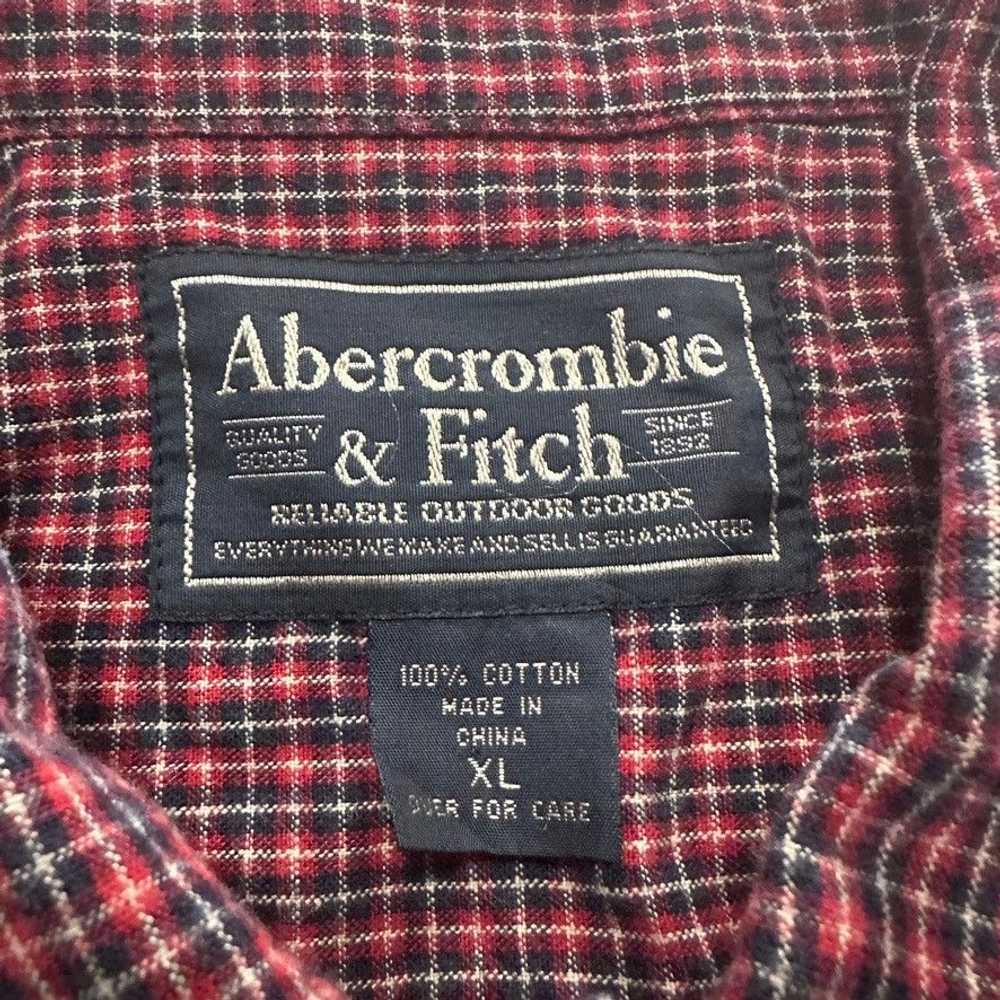 Abercrombie & Fitch Abercrombie & Fitch red plaid… - image 4