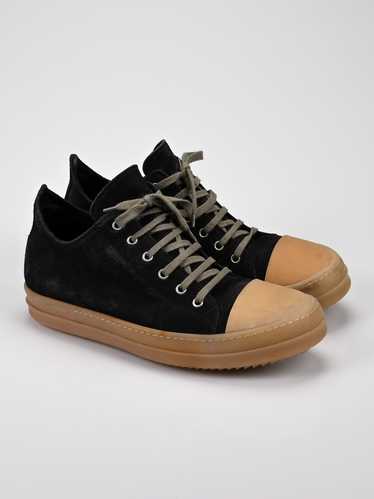 Rick Owens Blistered Leather Gumsole Low Top Ramon