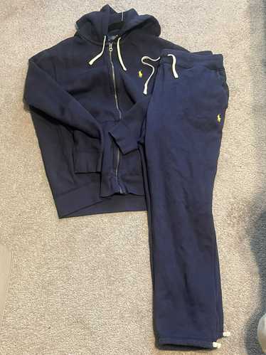 Polo Ralph Lauren Polo sweatsuit Navy blue/yellow