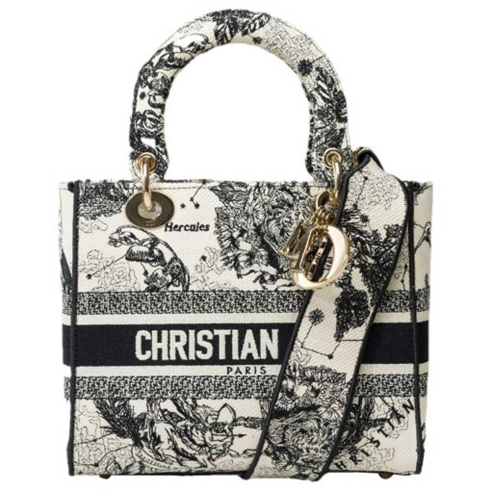 Dior Lady Dior cloth handbag - image 1