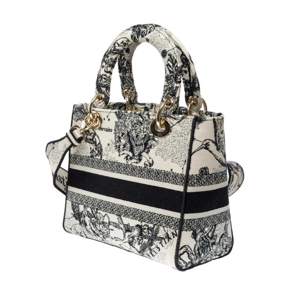 Dior Lady Dior cloth handbag - image 6