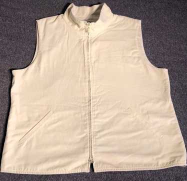 Eileen Fisher Tan Collared Longline 2024 Vest Size XXS