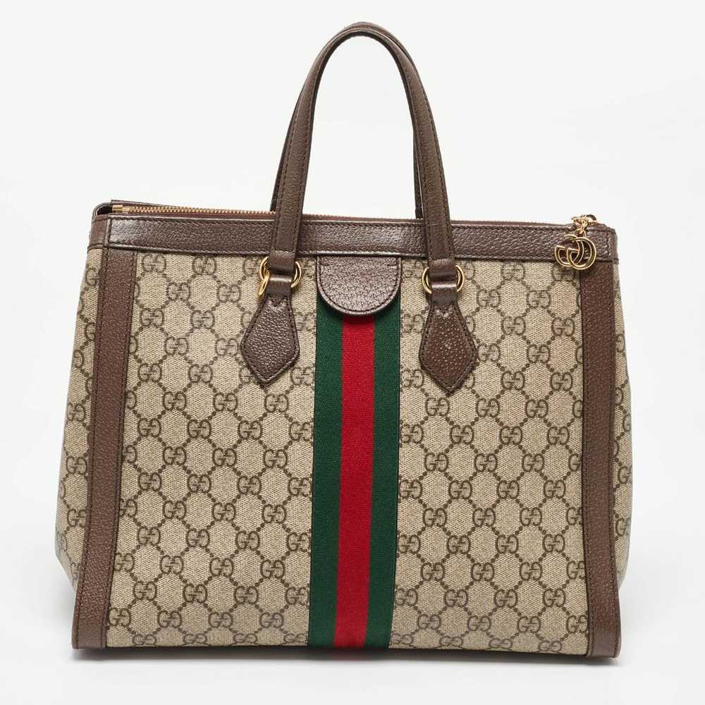 Gucci Leather tote - image 3