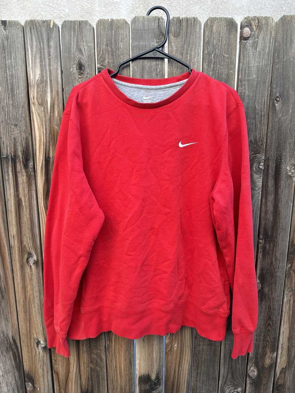 Nike × Streetwear × Vintage Nike swoosh crewneck - image 1