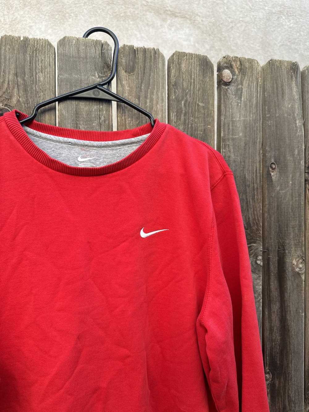 Nike × Streetwear × Vintage Nike swoosh crewneck - image 2