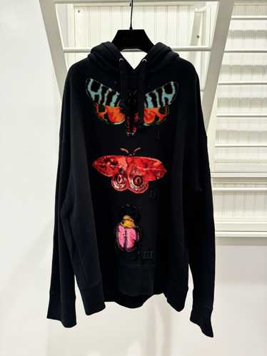 Gucci Gucci Velvet Butterflies Embroidered Hoodie