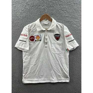 Ducati Vintage Ducati Corse Alice Racing Polo Whi… - image 1