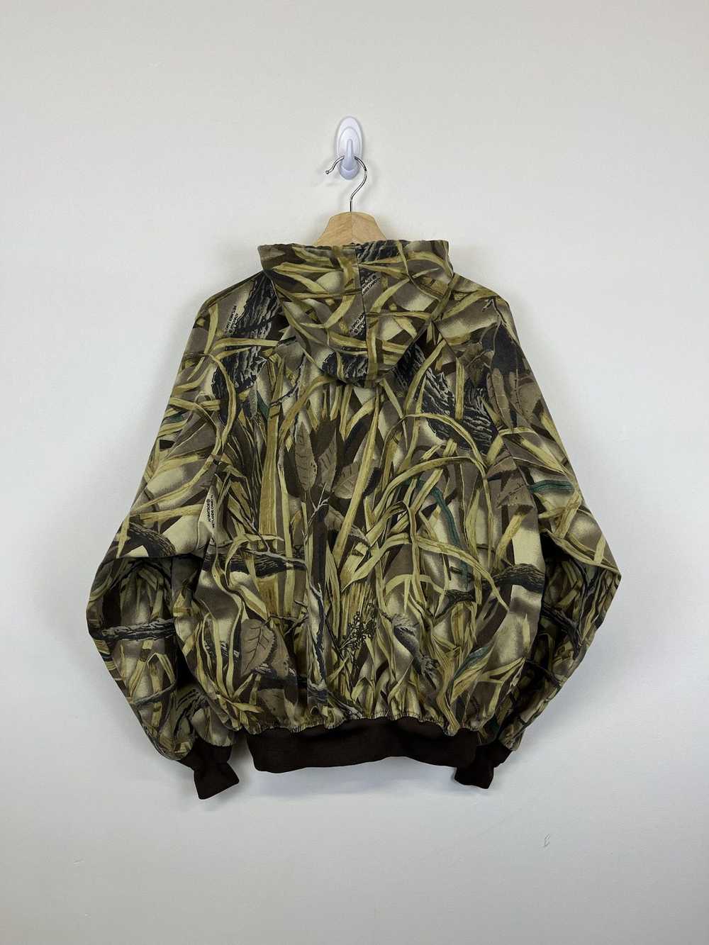 Outdoor Life × Vintage Spartan Reed Camo Zip Up H… - image 3