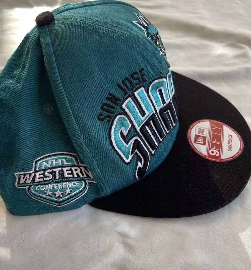 New Era × Vintage NHL Vtg San Jose Sharks Western… - image 4