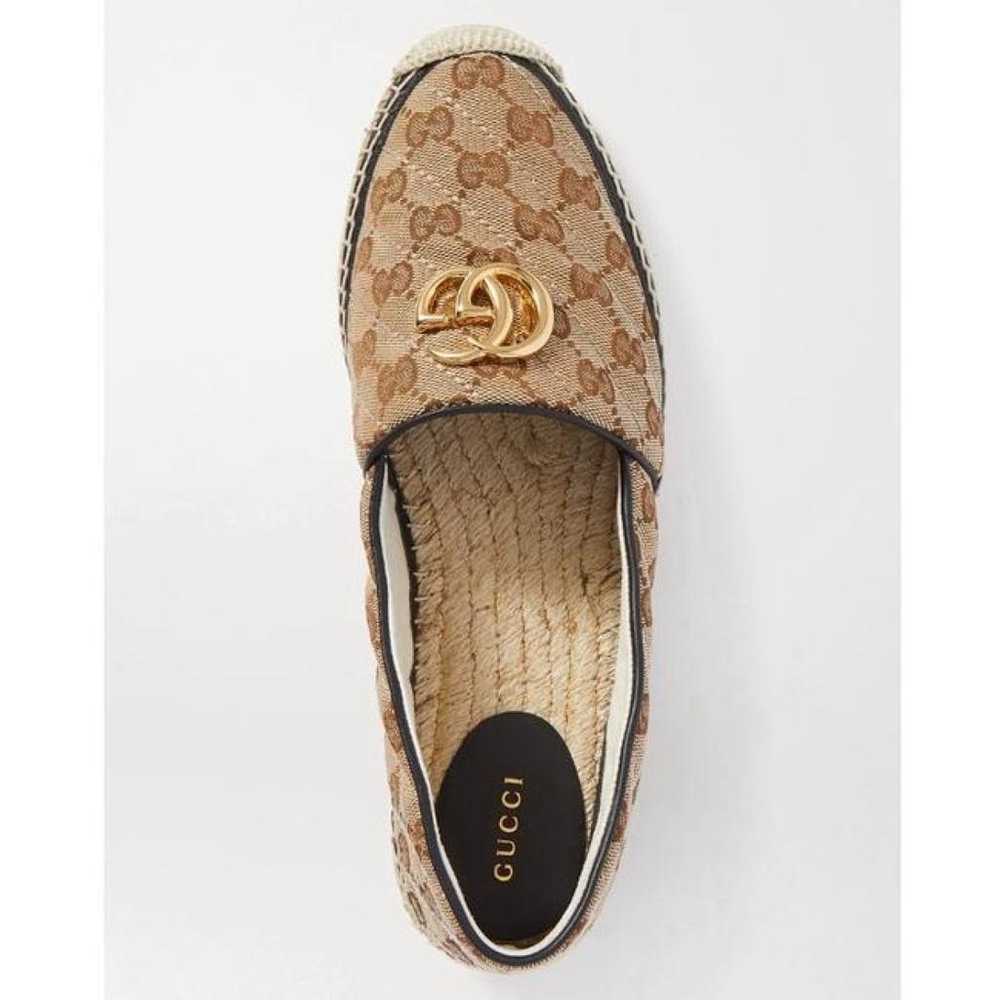 Gucci Marmont leather flats - image 5