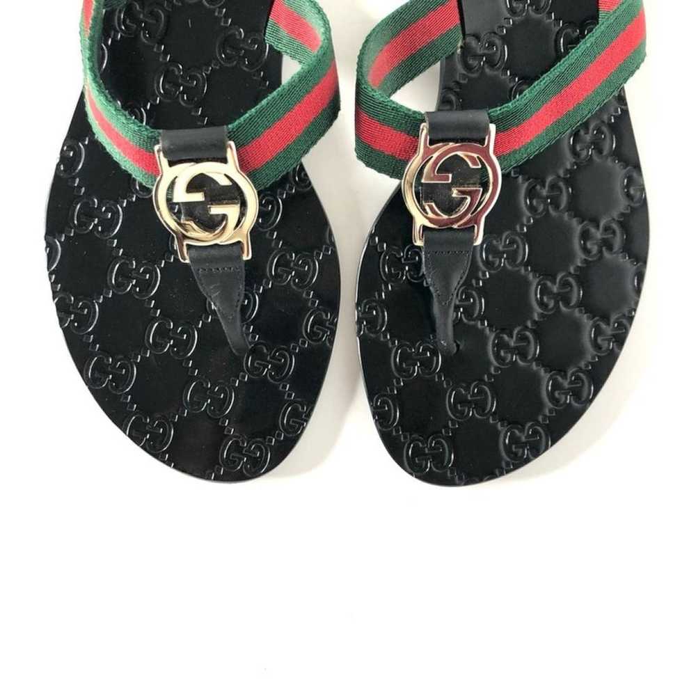 Gucci Leather sandal - image 5