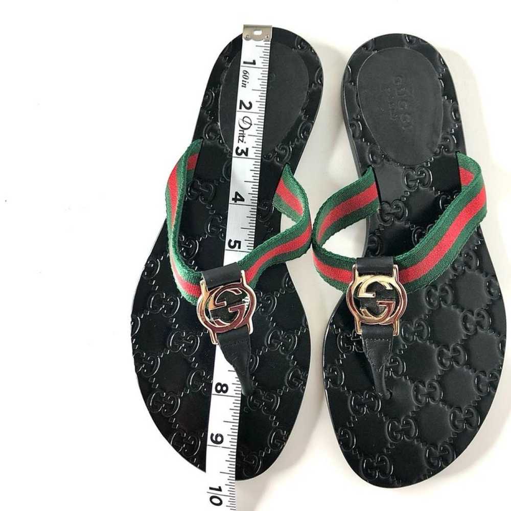 Gucci Leather sandal - image 9