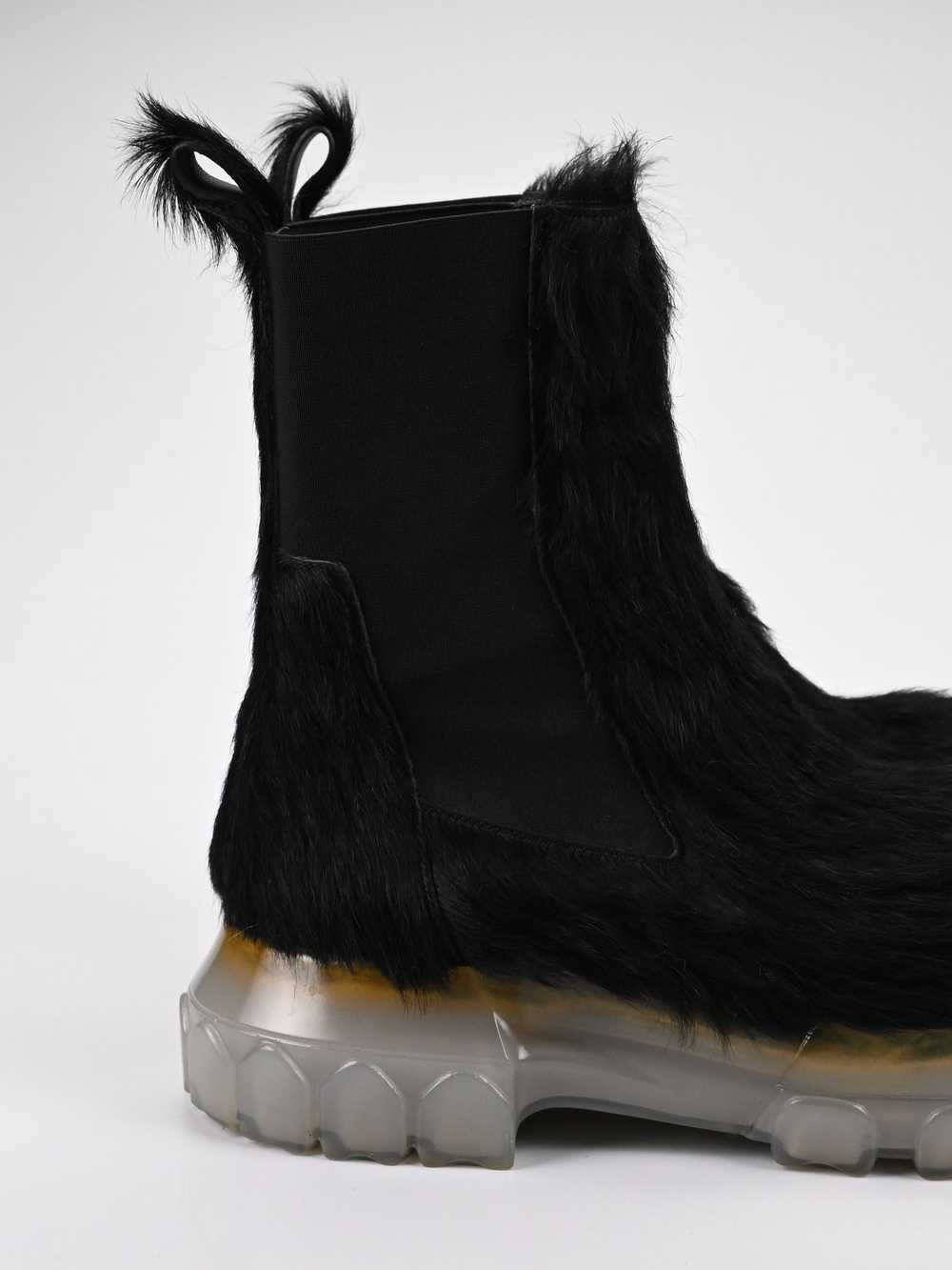 Rick Owens Pony Hair Beatle Bozo Tractor Boots - image 11