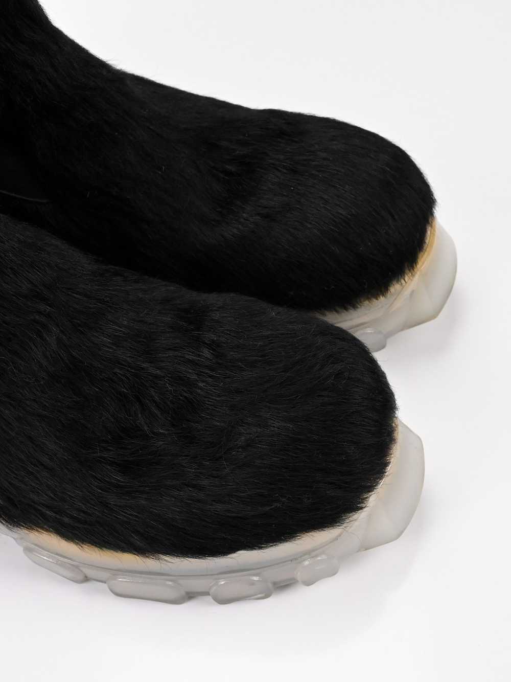 Rick Owens Pony Hair Beatle Bozo Tractor Boots - image 12