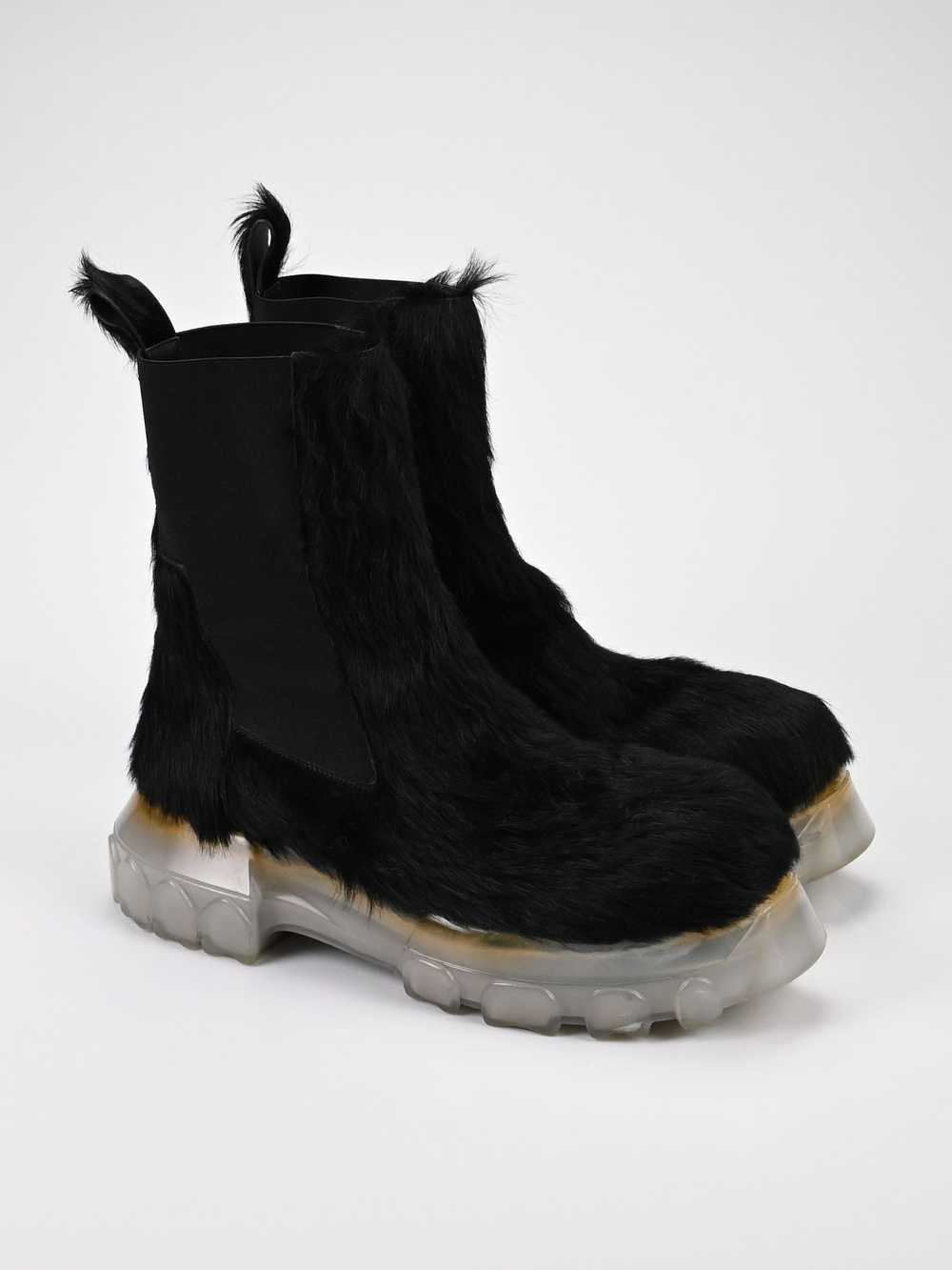 Rick Owens Pony Hair Beatle Bozo Tractor Boots - image 1