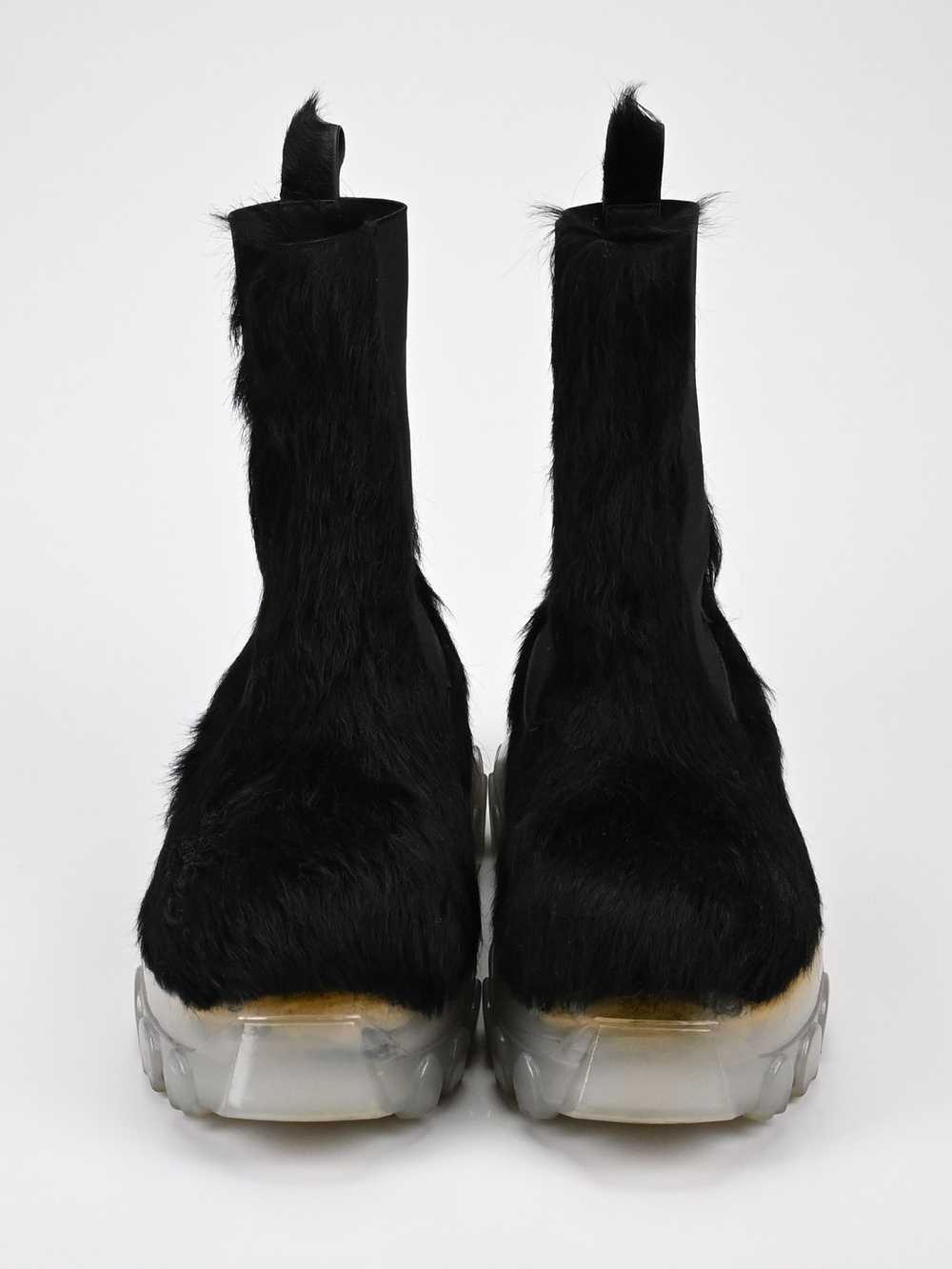 Rick Owens Pony Hair Beatle Bozo Tractor Boots - image 2