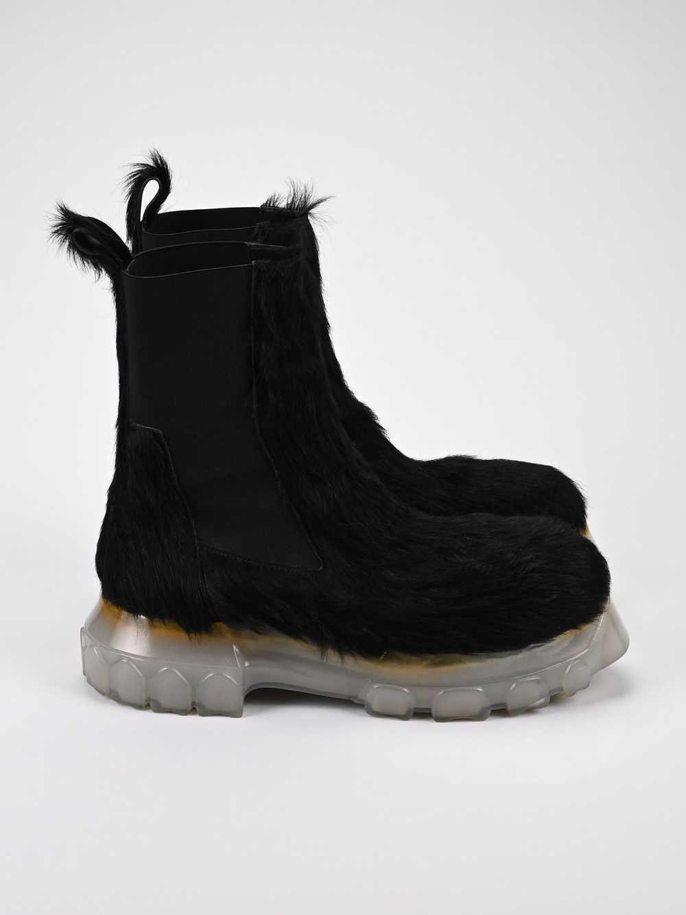 Rick Owens Pony Hair Beatle Bozo Tractor Boots - image 3