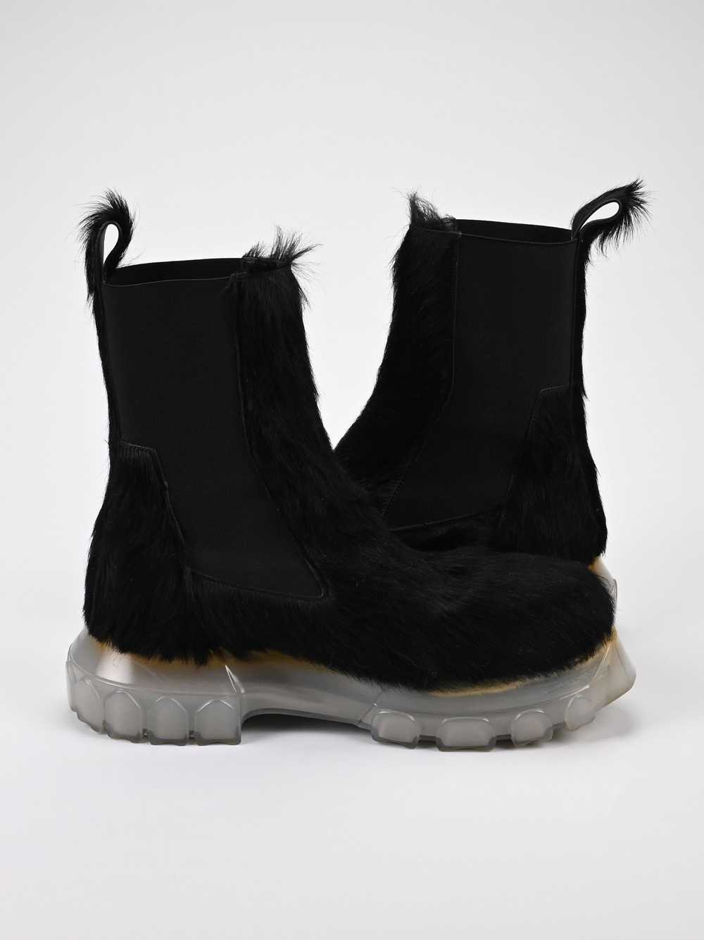 Rick Owens Pony Hair Beatle Bozo Tractor Boots - image 5