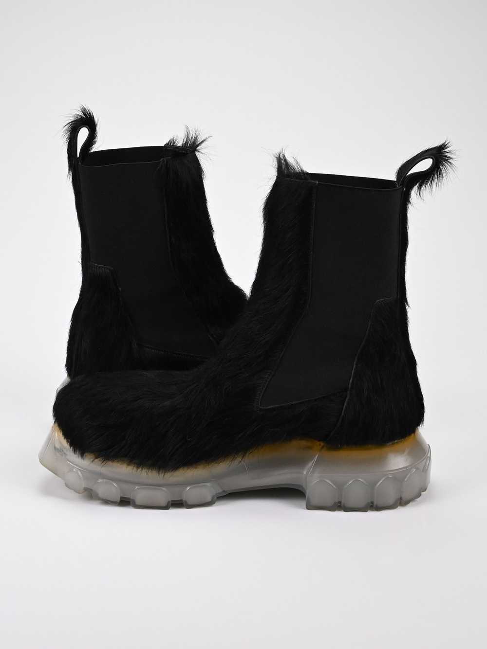 Rick Owens Pony Hair Beatle Bozo Tractor Boots - image 6