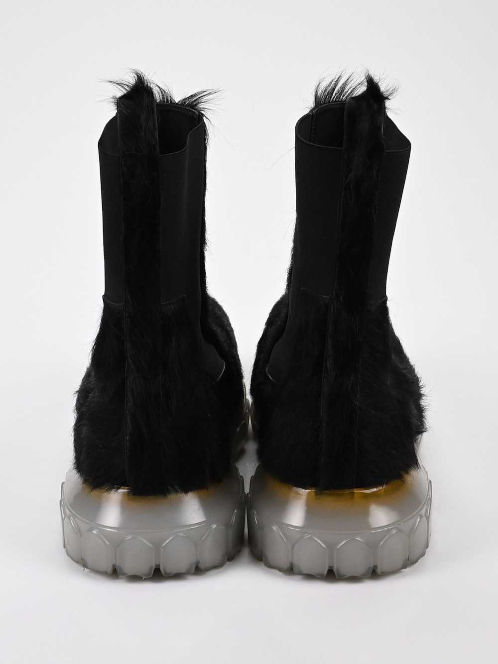 Rick Owens Pony Hair Beatle Bozo Tractor Boots - image 7