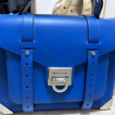 MICHAEL KORS Blue Leather Shoulder Bag