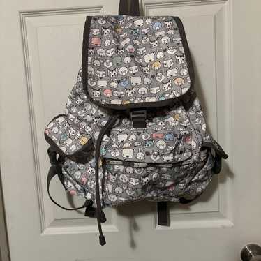 Lesportsac Woodland Creatures Large Voyager Backp… - image 1