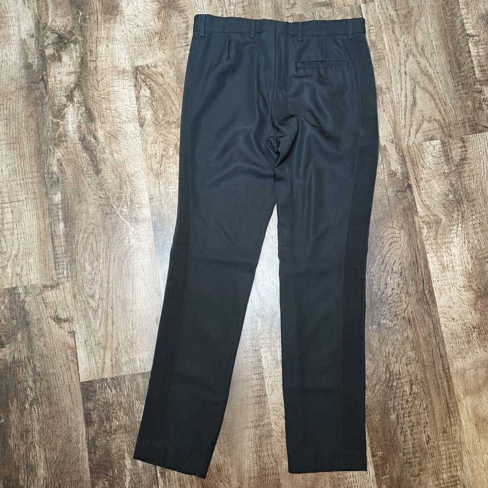 Haider Ackermann Black Wool Skinny Dress Pants 32… - image 10