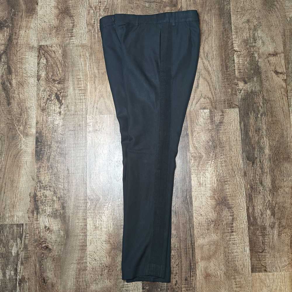 Haider Ackermann Black Wool Skinny Dress Pants 32… - image 7