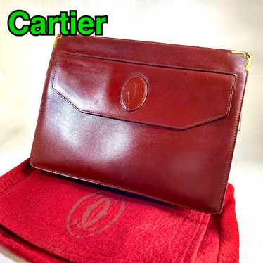 Cartier Must line second bag clutch bag.