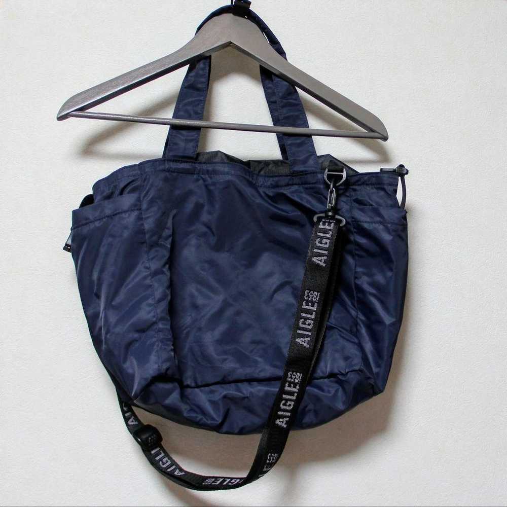 AIGLE Shoulder Bag Navy 1853 - image 4