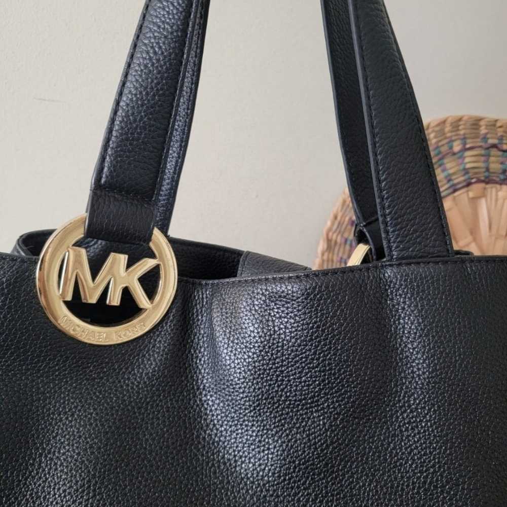 Like new Michael kors black shoulder bag - image 3